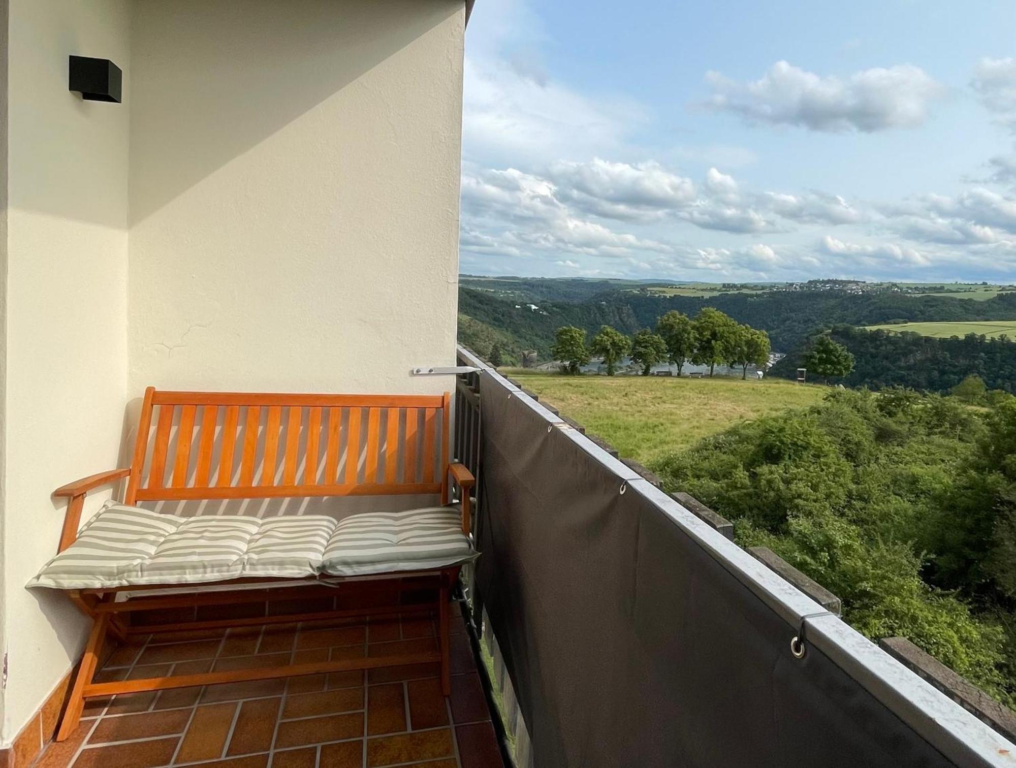 #1 Studioapartment Mit Loreleyblick Direkt An Der Schoensten Etappe Des Rheinsteigs Patersberg ภายนอก รูปภาพ